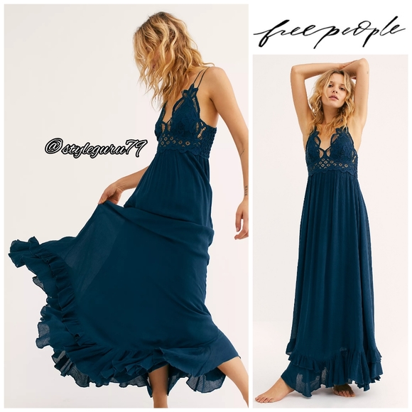 Free People Dresses & Skirts - NWT, Free People, Adella Maxi Slip Dress